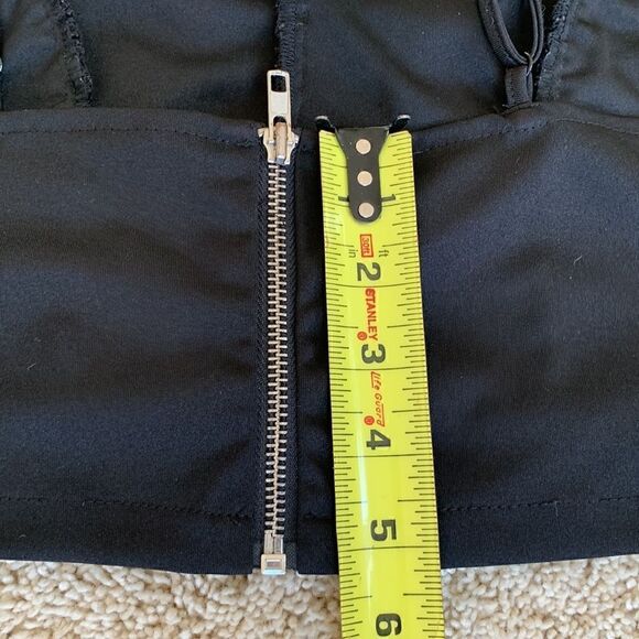 Vintage black lace‎ Cami crochet crop top tank Paper Crane Size Small - Picture 11 of 11